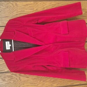 Steve Madden Holiday Red Velvet Jacket
